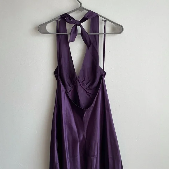 Purple Slip Dress - Picture 3 of 4